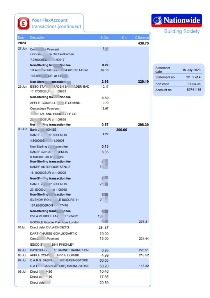 图片[3]-英国全国银行对帐单 word 和 PDF 模板