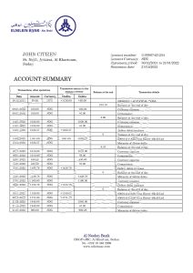 苏丹 Al Neelen 银行银行对帐单 Word 和 PDF 模板版本 2Sudan Al Neelen Bank Bank Statement Word And PDF Template Version 2-帮司令