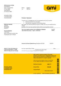新西兰 Ami 保险有限公司银行对账单 Word 和 PDF 模板New Zealand Ami Insurance Limited Bank Statement Word And PDF Template-帮司令