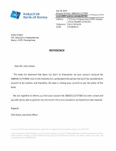 韩国工业银行推荐信模板Korea Industrial Bank Reference Letter Template-帮司令
