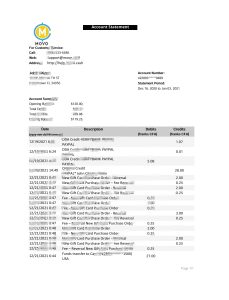 美国 MOVO 银行对账单 Excel 和 PDF 模板USA MOVO Bank Statement Excel And PDF Template-帮司令