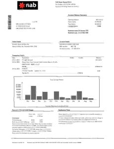 美国 NAB 银行对账单模板USA NAB Bank Statement Template-帮司令