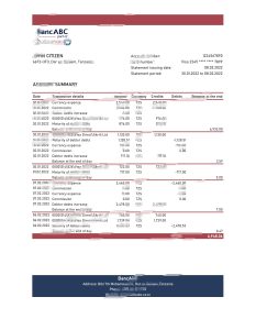 坦桑尼亚 BancABC 银行对账单 Excel 和 PDF 模板Tanzania BancABC Bank Statement Excel And PDF Template-帮司令
