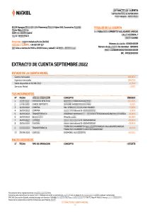 西班牙镍业银行对账单模板Spain Nickel Bank Statement Template-帮司令