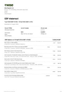 英国明智声明模板（Word 和 PDF 格式）（2024 年 4 月）UK wise Statement Template in Word And PDF Format (April 2024)-帮司令