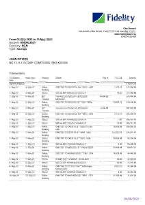 尼日利亚富达银行对账单Word和PDF模板Nigeria Fidelity Bank Statement Word And PDF Template-帮司令