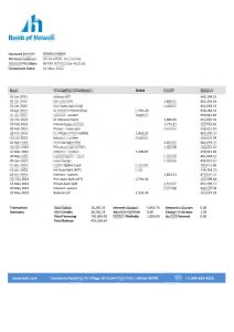 萨摩亚夏威夷银行银行对账单模板Samoa Bank of Hawaii Bank Statement Template-帮司令
