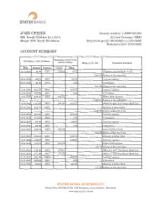 北马其顿 Stater Banka 银行对账单 Excel 和 PDF 模板North Macedonia Stater Banka Bank Statement Excel And PDF Template-帮司令