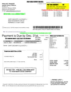 美国密苏里州房地产税单模板USA Missouri Real EState Tax Bill Template-帮司令