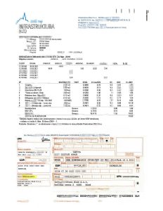 斯洛文尼亚 Infrastruktura Bled 公用事业账单模板（Word 和 PDF 格式）Slovenia Infrastruktura Bled utility bill template in Word and PDF format-帮司令