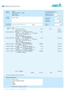 新西兰ANZ银行对账单（2024版）New Zeland ANZ Bank Statement (Version 2024)-帮司令