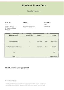 美国未来公司发票模板（Word 和 PDF 格式）USA Future Corporation invoice template in Word and PDF format-帮司令