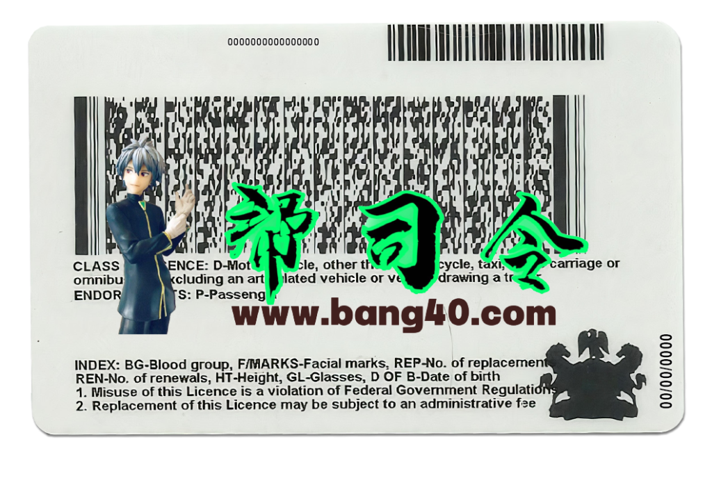 图片[2]-尼日利亚驾驶执照模板为 PSD 格式，完全可编辑