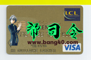 LCL Visa Premier卡法国银行 VisaPSD 模板LCL Visa Premier Card FrenchBank Visa PSD Template-帮司令