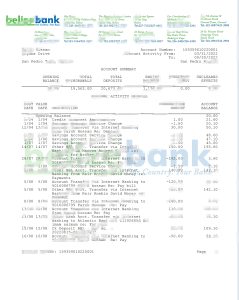 伯利兹银行对账单Word和PDF模板belizebank statement Word And Pdf Template-帮司令
