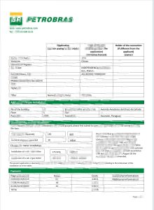 巴拉圭巴西石油公司巴拉圭运营和物流天然气公司公用事业账单模板Paraguay Petrobras ParaguayOperations And Logistics GasCompany Utility Bill Template-帮司令