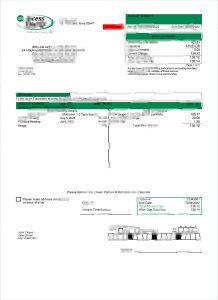 美国爱荷华州能源合作社公用事业账单Word和PDF模板USA lowa Access EnergyCooperative Utility Bill Word AndPDF Template-帮司令