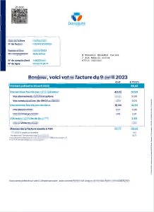 法国布依格公用事业账单 KYC 地址证明 PDF 模板France Bouygues Utility BillsKYC Address Proof Pdf Template-帮司令