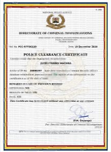 肯尼亚出生证明模板:(Word 和 PDF格式)Kenya Birth Certificate TemplateIn Word And PDF Format-帮司令