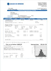 美国内华达西南天然气公司水电费账单模板（Word 和 PDF 格式）USA Nevada Southwest gas Corporation utility bill template in Word and PDF format-帮司令