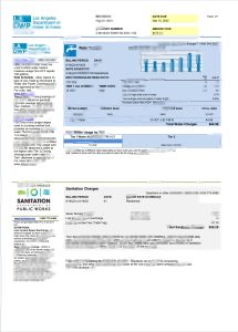 美国洛杉矶 DWP 公用事业账单模板（Word 和 PDF 格式）USA LA DWP Utility Bill Template In Word And PDF Format-帮司令