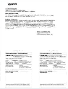 加州汽车保险模板California car insurance template-帮司令