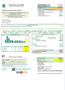 美国印第安纳州巴塞洛缪县 REMC 公用事业账单模板（Word 和 PDF 格式）USA Indiana Bartholomew County REMC utility bill template in Word and PDF format-帮司令