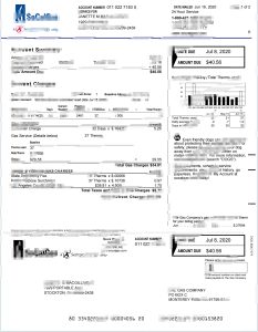 加州社会天然气能源法案模板California Socalgas Energy Bill Template-帮司令