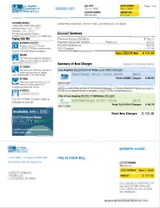 洛杉矶 LADWP 法案模板（PDF 和 Word 格式）Los Angeles LADWP bill templates in PDF and Word formats-帮司令
