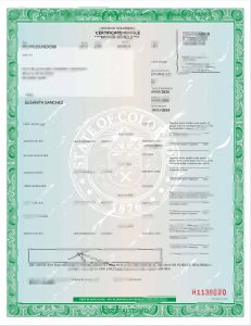 科罗拉多州汽车所有权模板（Word 和 PDF 格式）Colorado Car Title template in word And PDF Format-帮司令