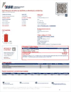 斯洛伐克Stredoslovenka Energetika公用事业账单Word和PDF模板Slovakia Stredoslovenka Energetika Utility Bill Word And PDF Template-帮司令
