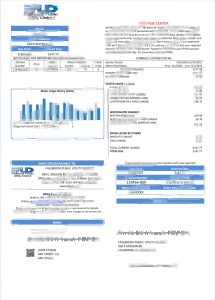 美国 Fallbrook 公共事业账单模板（Word 和 PDF 格式）USA Fallbrook Public Utility Bill Template In Word And PDF Format-帮司令
