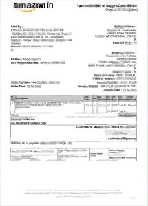 Amazon.in发票模板Amazon.in Invoice Template-帮司令