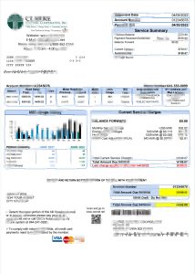 美国爱荷华州克拉克电力合作社公用事业账单Word和PDF模板USA Iowa Clarke Electric Cooperative Inc Utility Bill Word And PDF Template-帮司令