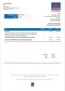 越南Petrovietnam天然气公用事业账单Word和PDF模板Vietnam Petrovietnam Gas Utility Bill Word And PDF Template-帮司令