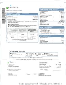 美国水星银行预付卡账单pdf模板(V2)Mercury Bank Prepaid Card Statement PDF Template (V2)-帮司令