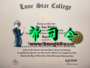 孤星学院 (Lone Star College)证书Lone Star College Certificate-帮司令