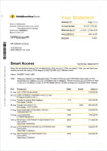 尼泊尔银行账单pdf模板Nepal bank statement pdf template-帮司令