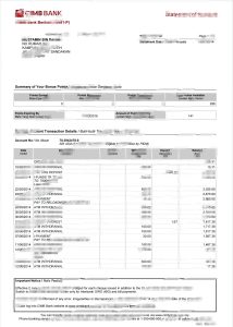 马来西亚银行账单pdf模板Malaysia bank statement pdf template-帮司令