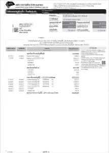 泰国信用卡账单/地址证明pdf模板Thailand credit card statement/proof of address pdf template-帮司令