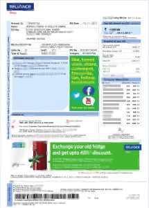 印度水电费账单/地址证明pdf模板Indian utility bill/address proof pdf template-帮司令
