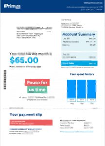 澳大利亚话费账单/水电费账单word/pdf模板Australian phone bill/utility bill word/pdf template-帮司令