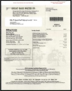 美国加州水电费账单pdf模板California utility bill pdf template-帮司令