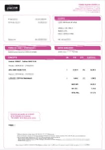 西班牙话费账单/地址证明pdf模板Spanish phone bill/proof of address pdf template-帮司令