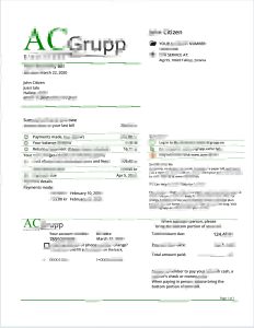 爱沙尼亚 AC Grupp  电费账单Estonia AC Grupp electricity bill-帮司令