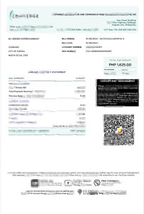 菲律宾 ISP 账户报表模板Philippines ISP Account Statement Template-帮司令