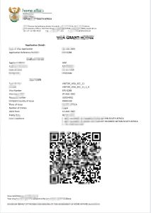 南非电子签证模板South Africa e-Visa Template-帮司令