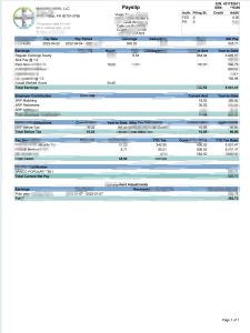拜尔公司收入证明/工资账单PDF模板Bayer Income Certificate/Salary Statement PDF Template-帮司令