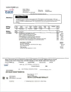 美国路易斯安那州 Cleco Power 电力账单 Word 和 PDF 模板Louisiana Cleco Power Electricity Bill Word and PDF Template-帮司令