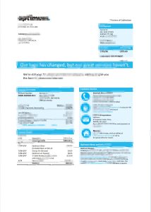 美国纽约州 Optimum Cablevision 账单模板（Word 和 PDF 格式）New York State Optimum Cablevision Bill Template (Word and PDF)-帮司令
